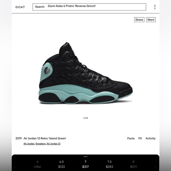 2019
Air Jordan 13 Retro 'Island Green' - Picture 2 of 4